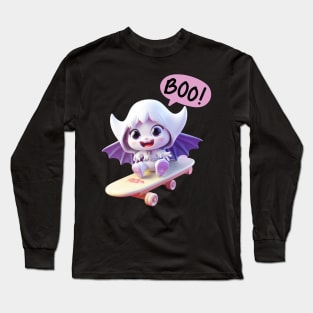 baby vampire skateboarding Long Sleeve T-Shirt